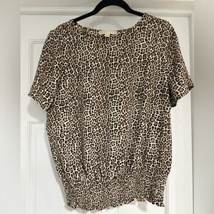 Michael Kors animal print blouse